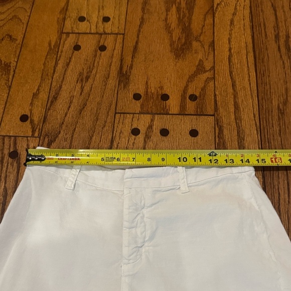Frank & Eileen Kinsale The Trouser Italian Performance Linen White Size 6 - Picture 8 of 13